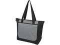 Reclaim GRS recycled two-tone zippered tote bag 15L