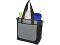 Reclaim GRS recycled two-tone zippered tote bag 15L 4