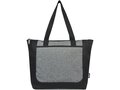 Reclaim GRS recycled two-tone zippered tote bag 15L 2