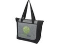Reclaim GRS recycled two-tone zippered tote bag 15L 1