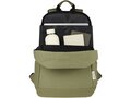 Joey 15.6" GRS recycled canvas anti-theft laptop backpack 18L 10
