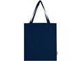 Madras 140 g/m² GRS recycled cotton gusset tote bag 30