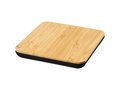 Leaf bamboo and fabric wireless charging pad 7