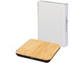 Leaf bamboo and fabric wireless charging pad 8