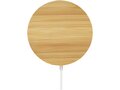 Atra 10W bamboo magnetic wireless charging pad 4