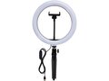 Studio ring light with phone holder and tripod 3