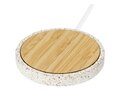 Terrazzo 10W wireless bamboo charging pad 5