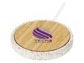 Terrazzo 10W wireless bamboo charging pad 1