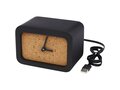 Momento wireless limestone charging desk clock 7