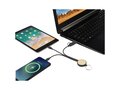 Tecta 6-in-1 recycled plastic/bamboo charging cable with keyring 5