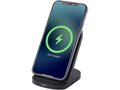 Loop 15W dual coil RCS recycled plastic wireless charging stand