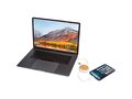 Chechia 5-in-1 recycled plastic 100 cm retractable data sync and 45W fast charge cable 8
