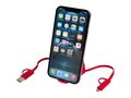 Alasia 5-in-1 100 cm recycled plastic and aluminium retractable data sync and 45W fast charge cable 6