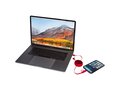 Alasia 5-in-1 100 cm recycled plastic and aluminium retractable data sync and 45W fast charge cable 7