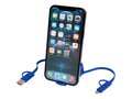 Alasia 5-in-1 100 cm recycled plastic and aluminium retractable data sync and 45W fast charge cable 13