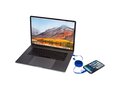 Alasia 5-in-1 100 cm recycled plastic and aluminium retractable data sync and 45W fast charge cable 14