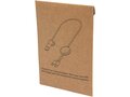 Chechia 5-in-1 recycled plastic 30 cm data sync and 27W fast charge cable with bamboo details 2