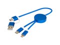 Alasia 5-in-1 recycled aluminium and plastic 30 cm data sync and 27W fast charge cable 13