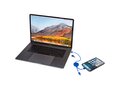 Alasia 5-in-1 recycled aluminium and plastic 30 cm data sync and 27W fast charge cable 14
