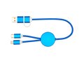 Alasia 5-in-1 recycled aluminium and plastic 30 cm data sync and 27W fast charge cable 10