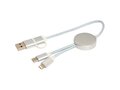 Alasia 5-in-1 recycled aluminium and plastic 30 cm data sync and 27W fast charge cable 20
