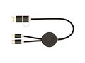 Alasia 5-in-1 recycled aluminium and plastic 30 cm data sync and 27W fast charge cable 26