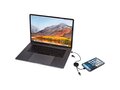 Alasia 5-in-1 recycled aluminium and plastic 30 cm data sync and 27W fast charge cable 29