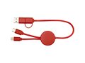 Citala 5-in-1 recycled plastic 30 cm data sync and 27W fast charge cable 21
