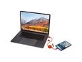 Citala 5-in-1 recycled plastic 30 cm data sync and 27W fast charge cable 18