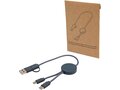 Citala 5-in-1 recycled plastic 30 cm data sync and 27W fast charge cable 3