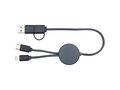 Citala 5-in-1 recycled plastic 30 cm data sync and 27W fast charge cable 7