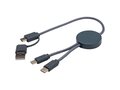 Citala 5-in-1 recycled plastic 30 cm data sync and 27W fast charge cable 2