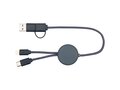 Citala 5-in-1 recycled plastic 30 cm data sync and 27W fast charge cable 6