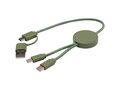 Citala 5-in-1 recycled plastic 30 cm data sync and 27W fast charge cable 17