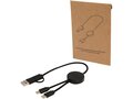 Citala 5-in-1 recycled plastic 30 cm data sync and 27W fast charge cable 7