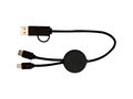Citala 5-in-1 recycled plastic 30 cm data sync and 27W fast charge cable 11