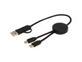 Citala 5-in-1 recycled plastic 30 cm data sync and 27W fast charge cable 12