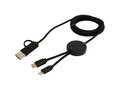 Citala 5-in-1 recycled plastic 150 cm data sync and 27W fast charge cable 12