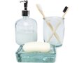 Jabony 3-piece recycled glass bathroom set 5