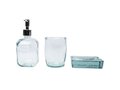 Jabony 3-piece recycled glass bathroom set 4