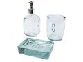 Jabony 3-piece recycled glass bathroom set 1