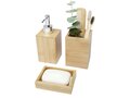 Hedon 3-piece bamboo bathroom set 4