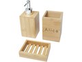 Hedon 3-piece bamboo bathroom set 2