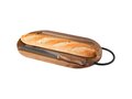 Prestige acacia wood chopping board with bread knife