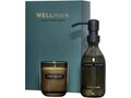 Wellmark Discovery 250 ml hand soap dispenser and 150 g scented candle set 6