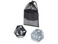 Simmons 2-piece fitness dice game set in recycled PET pouch