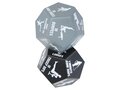 Simmons 2-piece fitness dice game set in recycled PET pouch 5