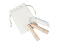 Denise wooden skipping rope in cotton pouch 3