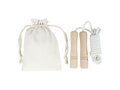 Denise wooden skipping rope in cotton pouch 4