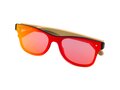 Tan sunglasses with bamboo temples 3